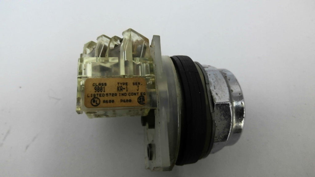 Square D 9001 KA-1 J Green Flush Push Button