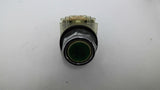 Square D 9001 KA-1 J Green Flush Push Button