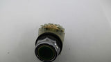 Square D 9001 KA-1 J Green Flush Push Button