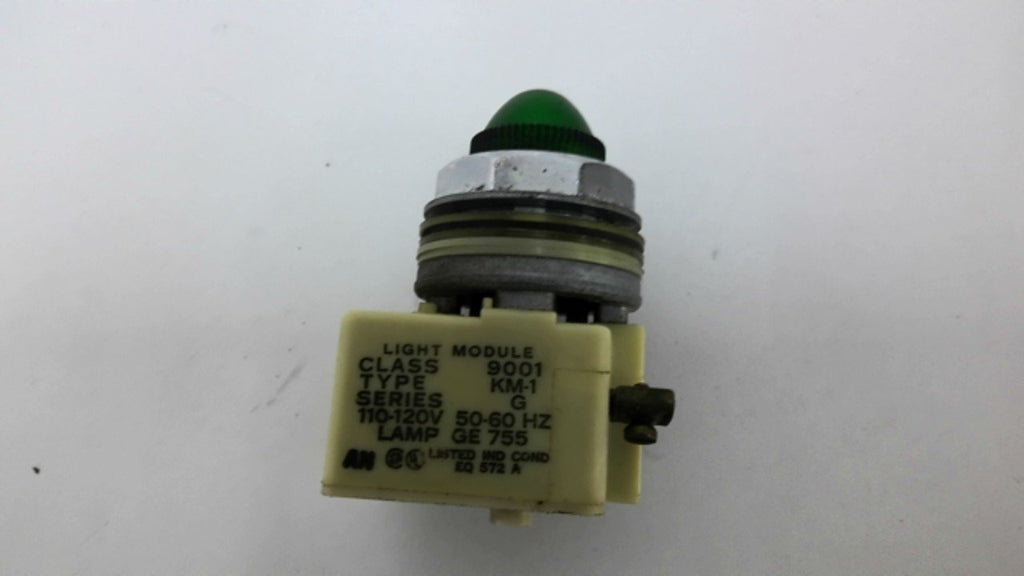 Square D 9001-KM-1 Industrial Pilot Module Series G 110-120V 50/60HZ