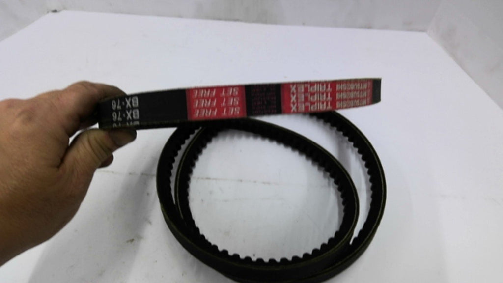 Mitsuboshi BX76 Triplex Cogged V Belt