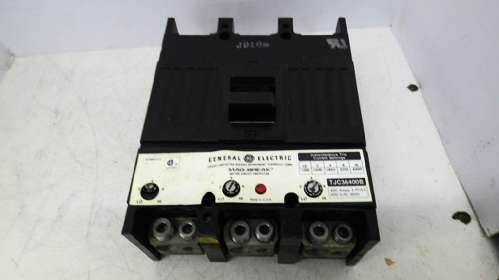 GE TJC36400B Circuit Breaker 400AMPS 3-Pole 600VAC