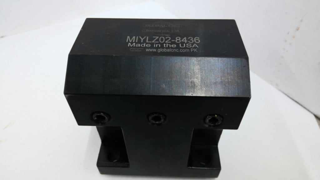 Global CNC Idustries MIYLZ02-8436 Lathe Tool Holder Bore 2" Bolts 3/8"
