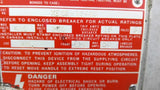 Killark XECE-154A Hazard Location Circuit Breaker 15 Amp 240/480 Vac 5 pole