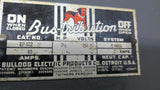 Bustribution BP-322 Bull Dog Bus Plug 60 Amps 240 Volts AC 7 1/2 HP