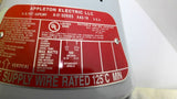 Appleton AAU-1N A-51 Series Fixture Unit 100 Watts Bore 3-1/2" OAL 10"