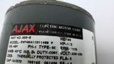Ajax 3VF48A1101148B Electric 1/2HP AC Motor 1075RPM Single PH 48Y FR 208-230V