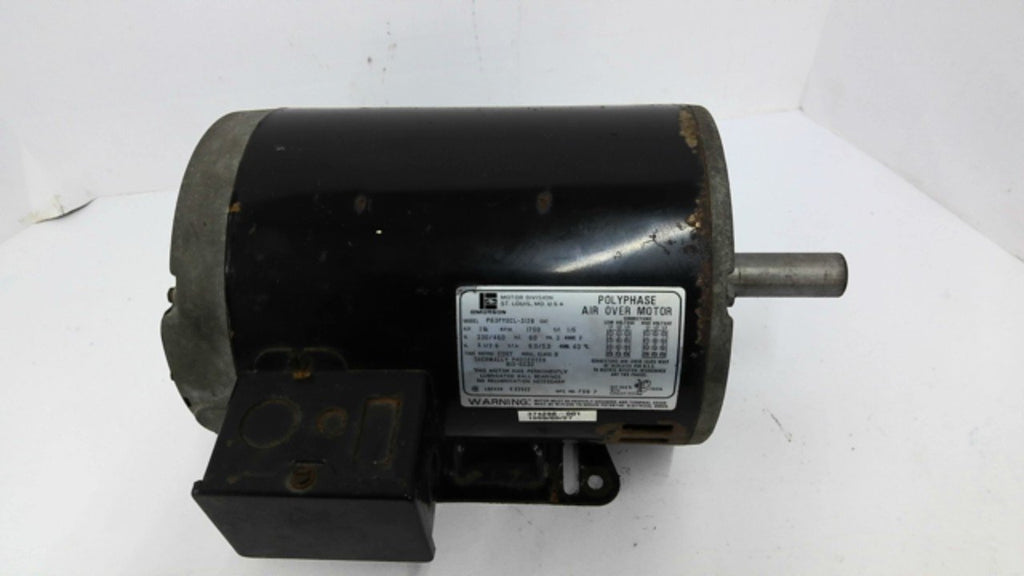 Emerson P63PYDCL-3128 1-1/2HP AC Motor 1800RPM 4 Pole 3 Phase 56HZ FR ODP ENCL