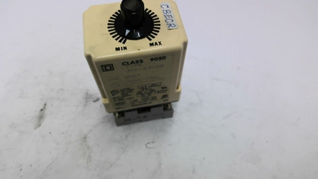 Square D 9050 JCK 42V20 One Shot Time Delay Relay 240 Vac 30V DC 10 Amp