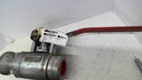 Valvetechnologies B0L1-SW-STD 2" Socket Weld Ball Valve Chrome