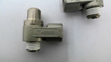 SMC AS2200 Pneumatic Flow Control Valves Bores 7/16" X 5/16" X 1/4" Lot Of 2