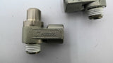 SMC AS2200 Pneumatic Flow Control Valves Bores 7/16" X 5/16" X 1/4" Lot Of 2