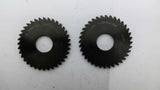 RobbJack 36T .0625 Solid Carbide Slitting Saws 3/8" Bore 1-3/8" OAW Lot Of 2