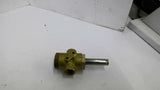 ASCO 3-Way Brass Valve Body 3/8" X 3/8" X 3/8" Bores
