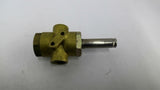 ASCO 3-Way Brass Valve Body 3/8" X 3/8" X 3/8" Bores