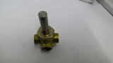 ASCO 3-Way Brass Valve Body 3/8" X 3/8" X 3/8" Bores