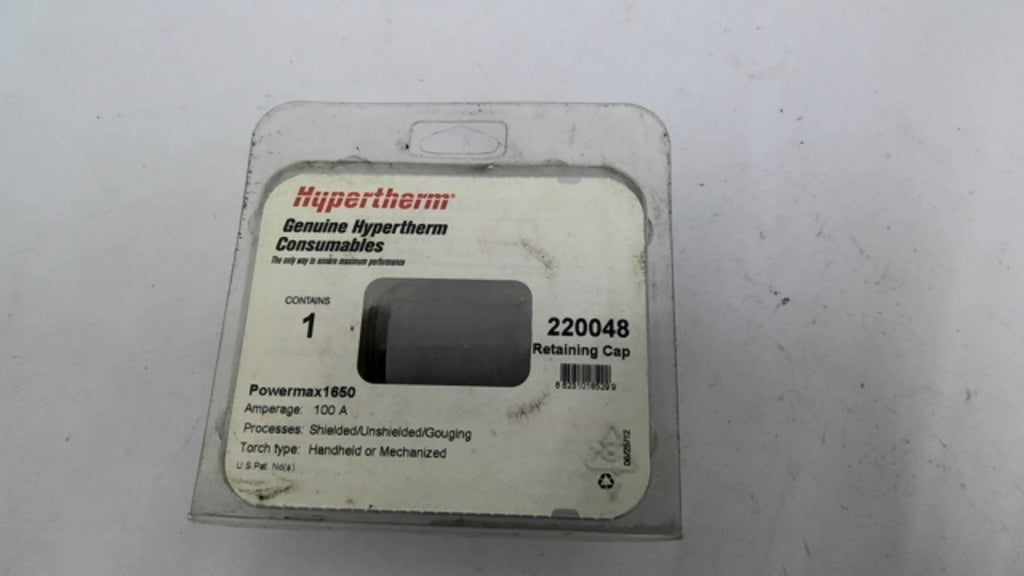 Hypotherm 220048 Retaining Cap Powermax1650 100AMPS