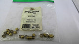 OPM CF15440 Brass Compression Fitting Sleeves 1/4" Pack of 20