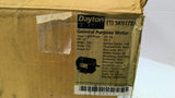 Dayton 5K917BA 1/3HP AC Motor 1800RPM 4P Single phase 48 FR 115V ODP 60HZ