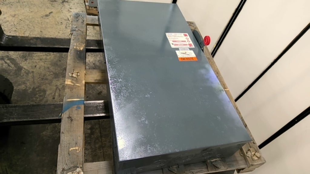 Eaton DH365UGK Non Fusible Safety Swith 600Vac 250Dac 400A 350Hp 3P 3Wire 3Ph