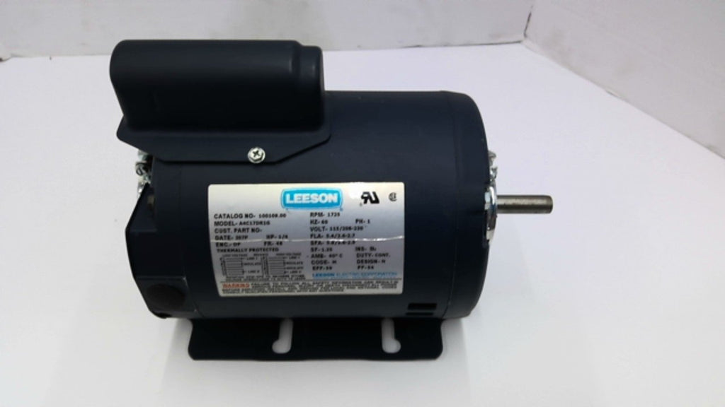 Leeson 100109.00 AC Motor 1/4 HP 1800 RPM Single Phase 4P