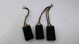 Carbon Motor Brush 2 1/8 L 1 1/8 W 1/2 Shunt 5 3/8 OAL 7 1/2 Set of 3