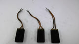 Carbon Motor Brush 2 1/8 L 1 1/8 W 1/2 Shunt 5 3/8 OAL 7 1/2 Set of 3