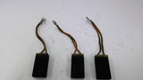Carbon Motor Brush 2 1/8 L 1 1/8 W 1/2 Shunt 5 3/8 OAL 7 1/2 Set of 3