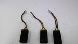 Carbon Motor Brush 2 1/8 L 1 1/8 W 1/2 Shunt 5 3/8 OAL 7 1/2 Set of 3