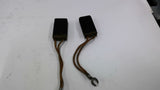 Carbon Motor Brush 2 1/8 L 1 1/8 W 1/2 Shunt 5 3/8 OAL 7 1/2 Set of 2