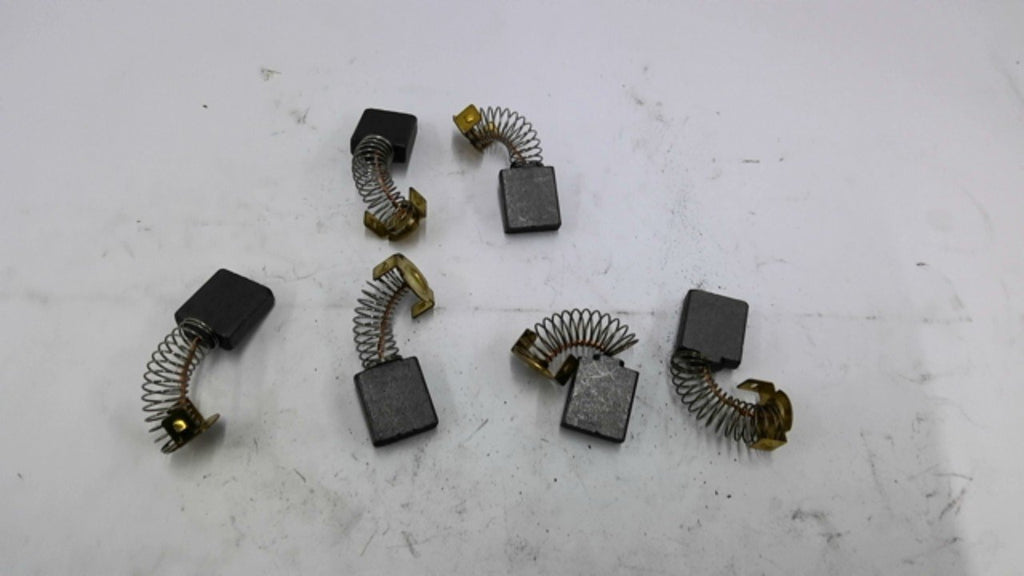 Carbon Motor Brush 3/4" L 1 1/8" W 5/8" Shunt 1 1/4" OAL 3"Set of 6