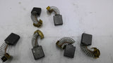 Carbon Motor Brush 3/4" L 1 1/8" W 5/8" Shunt 1 1/4" OAL 3"Set of 6