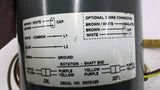 Marathon X099 9WW48A110216FP 3/4 HP Blower Motor 460 Volts 1075 RPM Single Phase