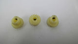 1108 Nylon Spur Gear 20 Teeth 3/8" Bore 15/16" Length 1-1/4" Wide Lot Of 3