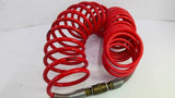Rectus-Tema727801 Nycoil Red Air Hose With A Dixon Quick Coupling 1/4" Size