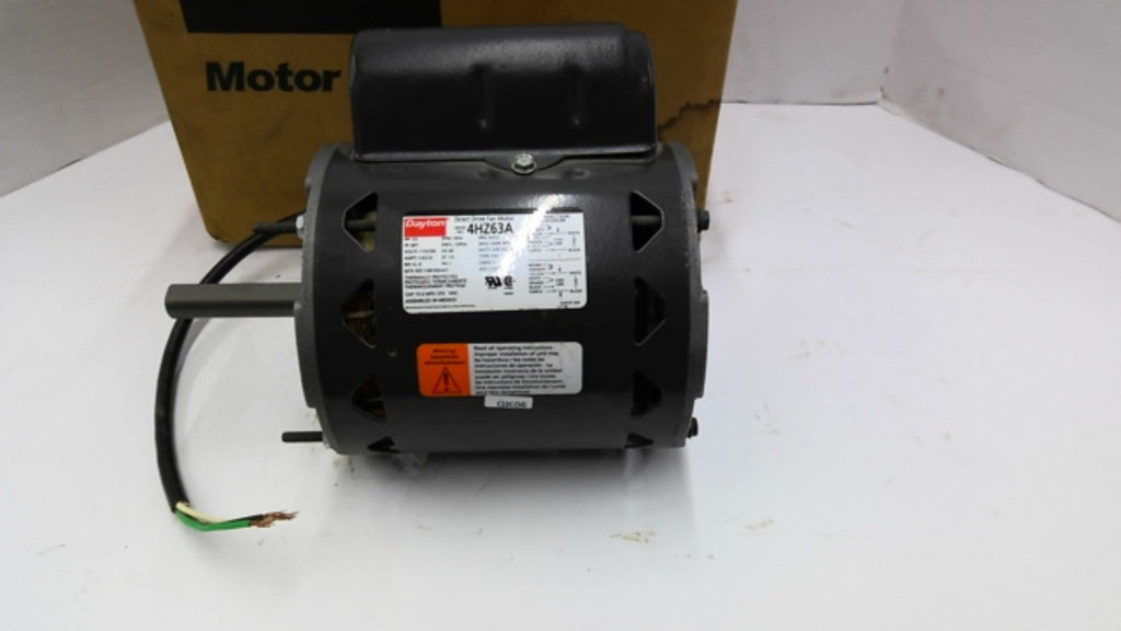 Dayton 4HZ63A Blower Motor 1/2HP 115/230 Volts Single Phase 1650 RPM 48Y