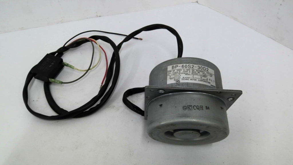 Nidec Techno BP-60S2-30D2 60 Watts Fan Motor Single Phase 200Volts 6AMPS 50/60HZ