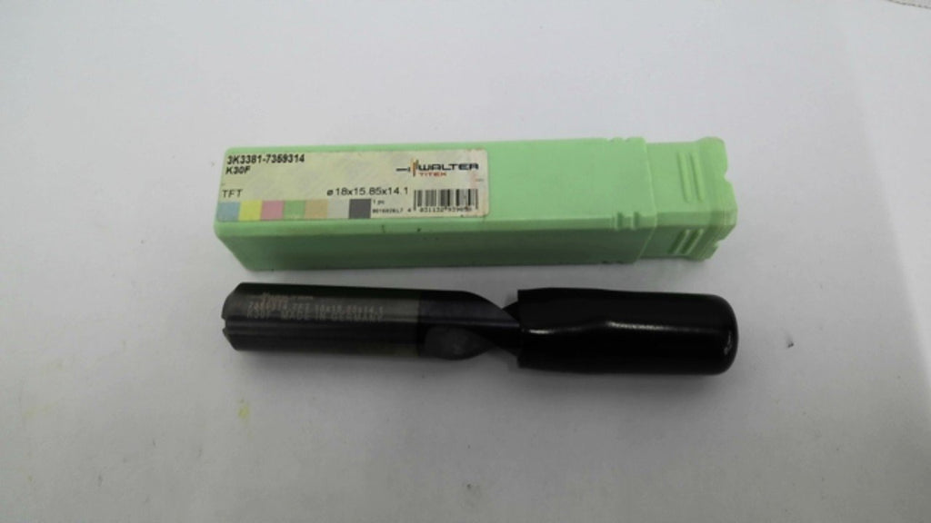 Walter 3K3381-7359314 K30F Solid Carbide End Mill 18X15.85X14.1