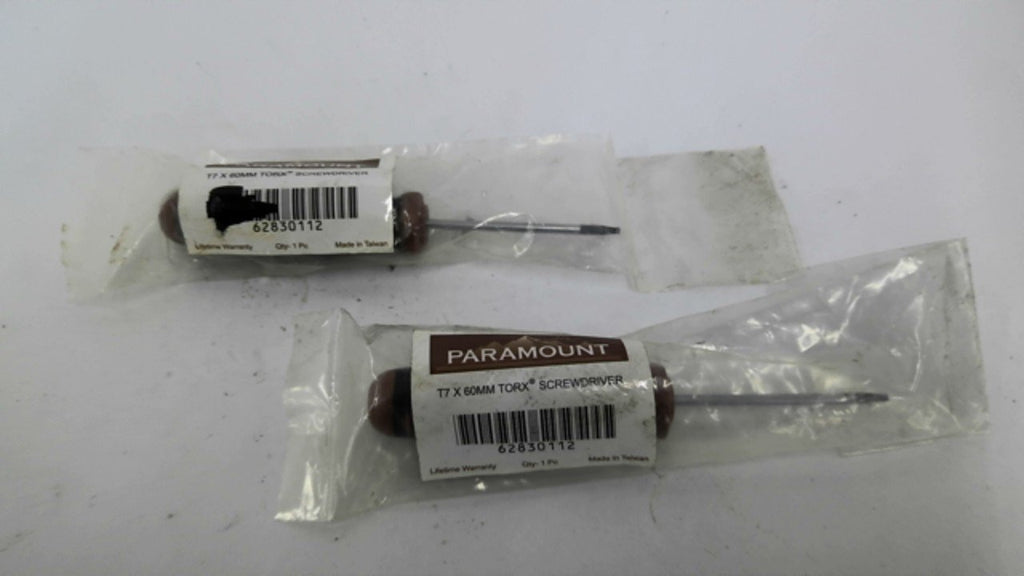 Paramount T7 60MM Torx Screwdriver Lot Of 2