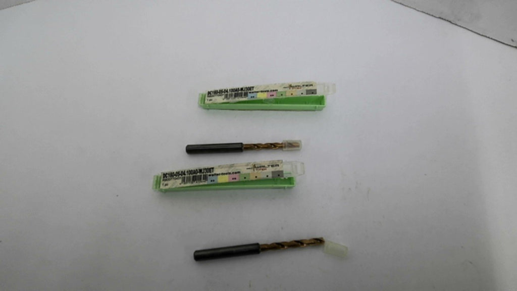 Walter DC160-05-04.100AO-WJ30ET Carbide Drill Bits Lot Of 2