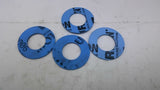Durlon 9000 1"x2 1/2" Gasket Cover 0.65" Thick Lot of 4