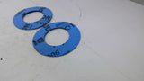 Durlon 9000 2.425 x 4.374" Gasket .66 Thick Lot of 2