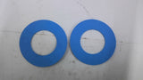 Durlon 9000 2.425 x 4.374" Gasket .66 Thick Lot of 2