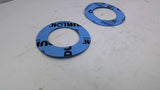Durlon 9000 2.89x4.85" Gasket 0.65" Thick Lot of 2