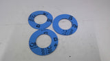 Durlon 9000 2.37x4.25" Gasket 0.70" Thick Lot of 3