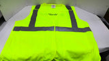 PIP Safety Vest 302-5PMVLY ANSI/ISEA107-2020 Type R Class 2 Size Small Lot Of 10