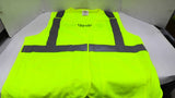 PIP Safety Vest 302-5PMVLY ANSI/ISEA107-2020 Type R Class 2 Size Small Lot Of 10
