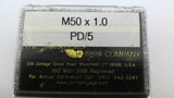 Johnson M50X1.0 PD/5 Thread Inspection Gauge