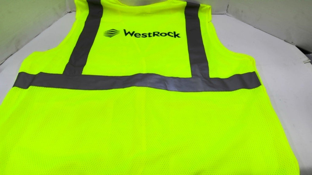 PIP Safety Vest 302-5PMVLY ANSI/ISEA107-2020 Type R Class 2 Size XL Lot Of 10