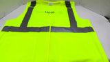 PIP Safety Vest 302-5PMVLY ANSI/ISEA107-2020 Type R Class 2 Size XL Lot Of 10
